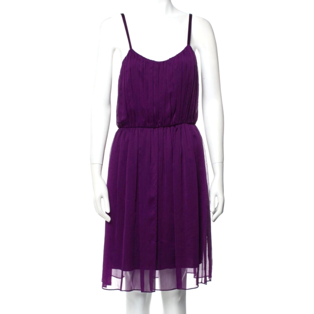 Alice + Olivia Pleated Mini Dress